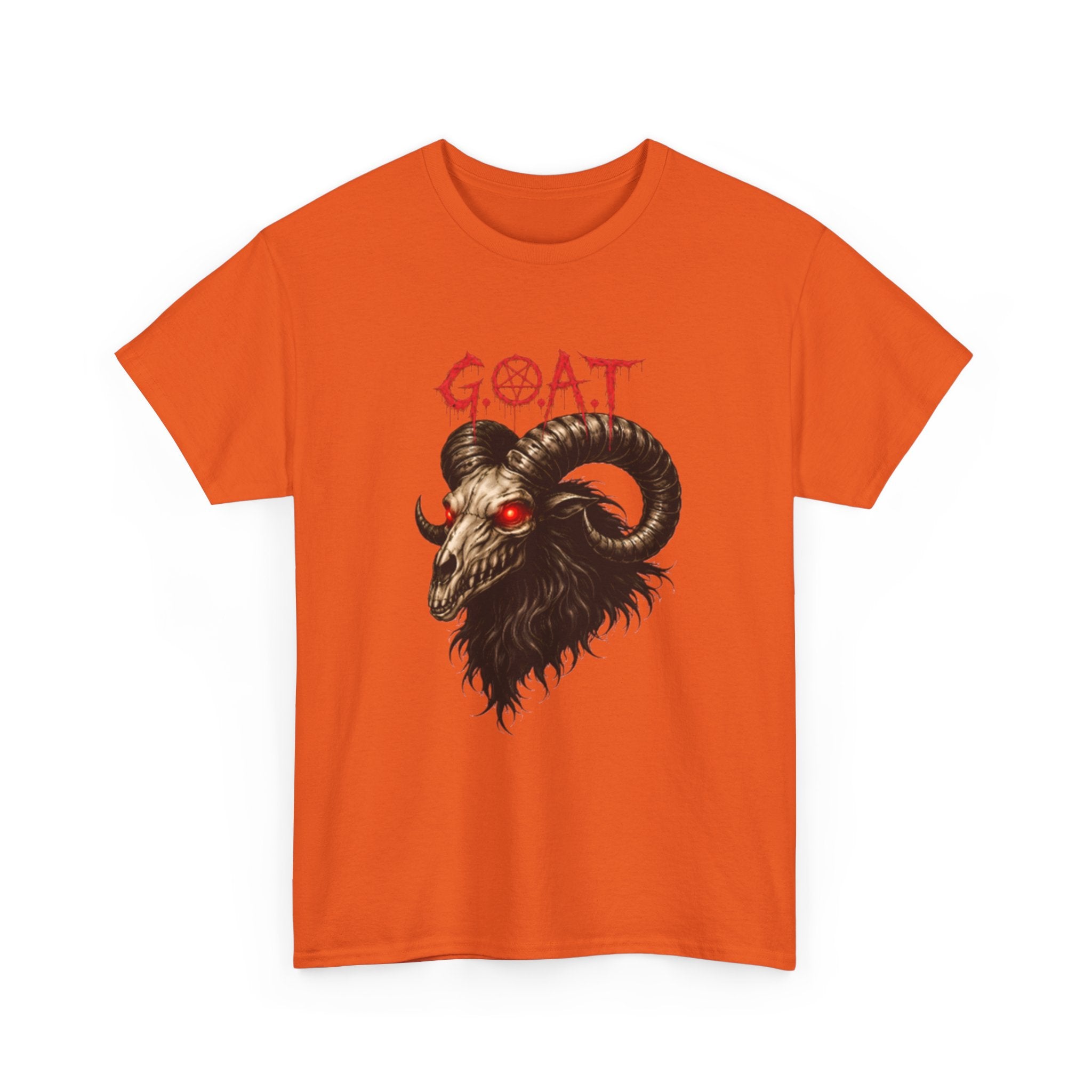 GOAT Skull Tee — Dark Gothic Ram Head Graphic T-Shirt