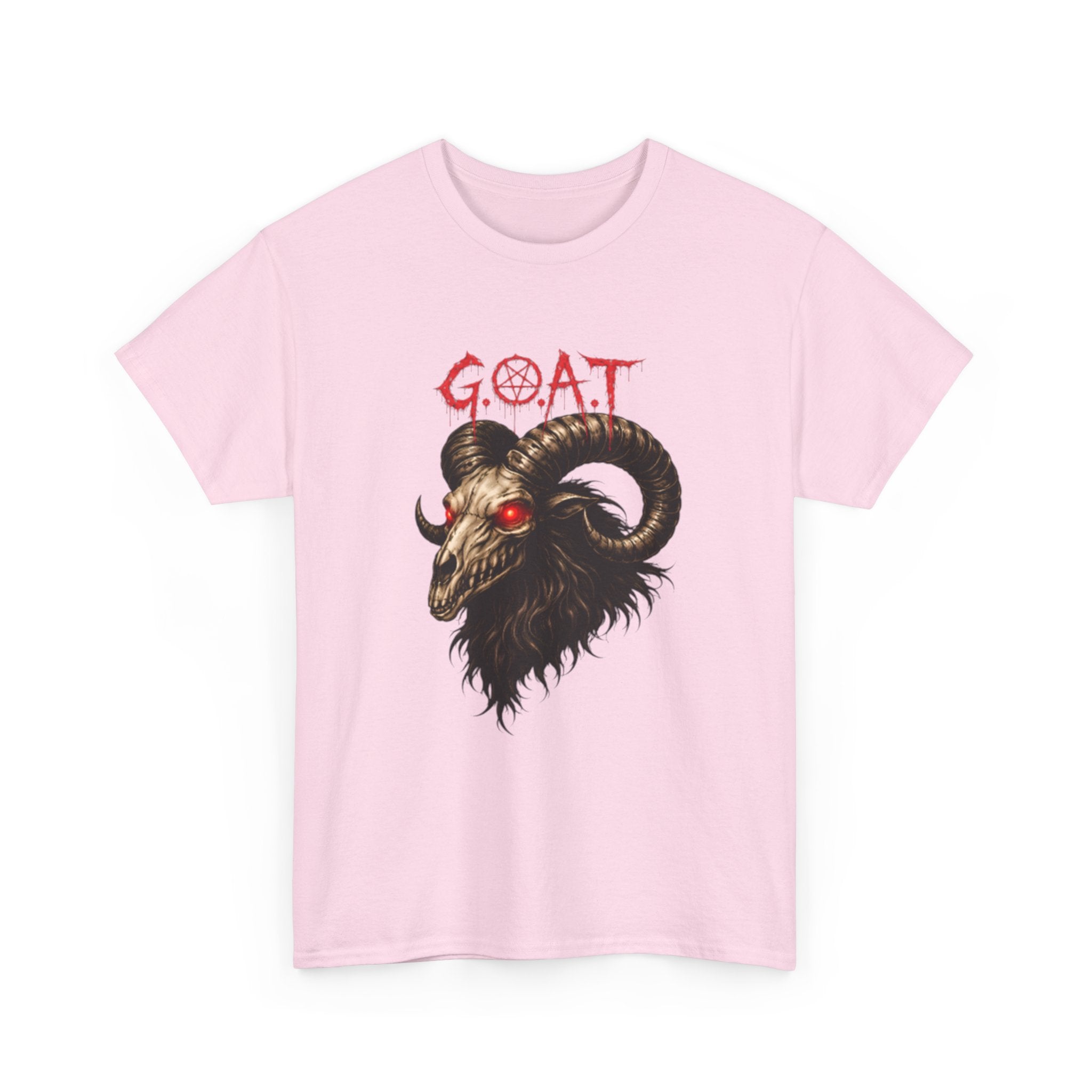 GOAT Skull Tee — Dark Gothic Ram Head Graphic T-Shirt