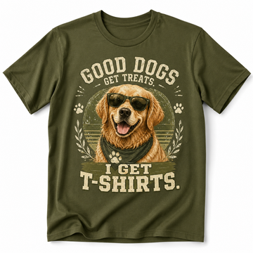 Golden Retriever T-Shirt Design